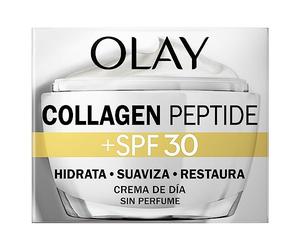 Olay Collagen Peptide24 Crema Facial De Día Con Péptido De Colágeno Y Vitamina B3 + Protección SPF 30, 50 ml