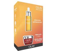 Olay Kit Cuidado Facial Diario: Sérum Vitamina C AHA24 (40ml) + Crema Hidratante Niacinamida SPF30 (50ml) para Manchas, Hidratación y Protección Solar
