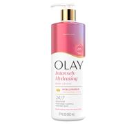 Olay Loción corporal nutritiva e hidratante para mujeres con ácido hialurónico, hidratación de larga duración, vitamina E y vitamina B3, fórmula Rapid, 480 ml (1 unidad)