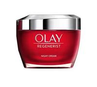 Olay Regenerist Crema Facial de Noche. Hidratante Antiarrugas y Reafirmante Activa con Niacinamida Antienvejecimiento y Péptidos. Reafirma, Restaura e Hidrata. Sin Perfume. 50 ml