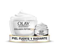 Olay Regenerist Collagen Peptide24 Crema de Día Sin Perfume + Crema contorno de ojos Sin Perfume, Revela Una Piel Fuerte Y Luminosa En 14 Días