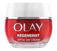 Olay Regenerist Crema de día para cara SPF30, antiarrugas + cuidado reafirmante con SPF30, niacinamida y péptidos, renueva, reafirma e hidrata, no grasa 50 ml