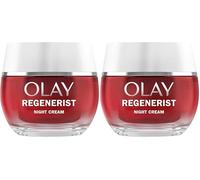 Olay Regenerist Crema De Noche, Fórmula Con Niacinamida (Vitamina B3) Y Péptidos, Hidrata Al Instante Y Durante 24H, Piel Más Firme En 14 Días, 50ml (Paquete de 2)