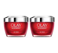 Olay Regenerist Crema Facial De Día, Fórmula Con Niacinamida (Vitamina B3) Y Péptidos, Hidrata Al Instante Y Durante 24H, Piel Más Firme En 14 Días, 50ml (Paquete de 2)
