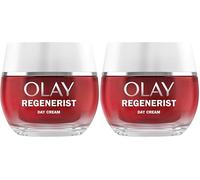 Olay Regenerist Crema Facial de Día. Hidratante Antiarrugas y Reafirmante Activa, con Niacinamida Antienvejecimiento y Péptidos. 50 ml (Paquete de 2)