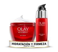 Olay Regenerist Crema Facial De Día + Sérum De Día Ultrarreafirmante, Fórmula Con Vitamina B3 Y Niacinamida, 24 H De Hidratación