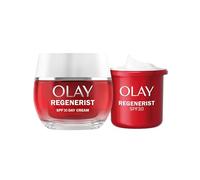 Olay Regenerist Crema Facial De Día, Pack 2 Uds, Fórmula Con Niacinamida (Vitamina B3) Y Péptidos, Hidrata Al Instante Y Durante 24H, Piel Más Firme En 14 Días, 100ml