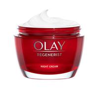 Olay Regenerist - Crema facial de noche - Crema hidratante activa antiarrugas y reafirmante para el cuidado de la piel con niacinamida y péptidos antiedad - reafirma, regenera y proporciona