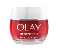 Olay Regenerist Day Face Cream SPF30, antiarrugas + hidratante reafirmante activo para el cuidado de la piel con protección solar SPF30, niacinamida y péptidos antienvejecimiento, renueva, reafirma e