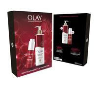 OLAY Regenerist Set Regalo Crema Hidratante Facial SPF50+ y Loción Corporal | Dúo Reafirmante y Protector con Péptidos de Colágeno, Niacinamida, Vitamina B5, Piel Suave, Radiante e Hidratada