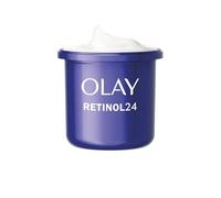 Olay Retinol 24 Crema Facial de Noche Hidratante Antiarrugas, 50ml | Formato Recambio, Vitamina E Antioxidante, Suaviza y Renueva, Fórmula No Grasa de Absorción Rápida