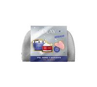 Olay Set De Regalo Con Crema De Noche Retinol24 Y Crema De Día Regenerist Tamaño Viaje Para Una Piel Suave Y Radiante, Con Niacinamida Y Péptidos, Neceser Y Piedra Gua Sha