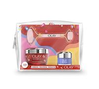 Olay Set De Regalo Regenerist Crema De Día + Retinol24 Crema Mini De Noche, Face Roller, 1 Kit