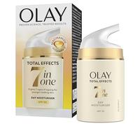 Olay Total Effects 7 en 1 Crema de día (50 g) con Vitamina E, B3 y B5, Crema Hidratante para Mujeres, Crema Facial Mujer Cuidado y Protección para Piel Seca con SPF 30