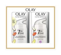 Olay Total Effects Anti-Ageing 7-in-1 Set de Regalo: Day Moisturiser 37 - ml, Night Firming Moisturiser 37 - ml