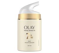 Olay Total Effects - Crema antiedad hidratante de noche | Crema facial hidratante con niacinamida y vitamina C. Combate los 7 signos del envejecimiento, sin fragancia