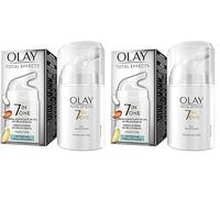 Olay Total Effects Hidratante Sin Perfume 7En1 Con Niacinamida, 50ml (Paquete de 2)