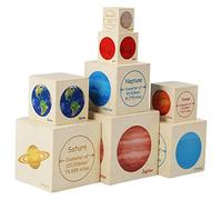 OLCANA Juguetes del Ciclo de Vida, Juguete del Ciclo de Vida de los Bloques de Madera, Juguetes apilables, Juguetes de Figuras, Juego de cerillas para Animales para Niños, Juego