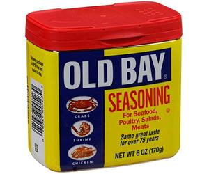 OLD BAY Condimento, original, lata de 6 onzas (paquete de 4) por JC Wright