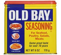 OLD BAY Condimento, original, lata de 6 onzas (paquete de 4) por JC Wright