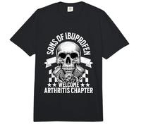 Old Biker Funny Sons of Ibuprofen Bienvenido Artritis Capítulo Comfort Colors Adult Heavyweight T-Shirt