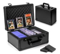 Old Canal Caja de Almacenamiento para Cartas Calificadas, Caja de Almacenamiento para Cartas de Trading, Porta Slab PSA para Tarjetas Deportivas, Tarjetas Calificadas, Top Loaders, One Touch - 3 Fila