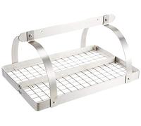 Old Dutch 30 x 20 Níquel Satinado Pot Rack w/Red y 24 Ganchos