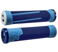 Old Dutch International ODI MTB AG-2 Lock-On 2.1 e - Puños para Manillar de Bicicleta (135 mm), Color Negro y Gris