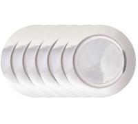 Old Dutch Placa de carga martillada, 13 pulgadas, acero inoxidable, juego de 6