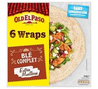 OLD EL PASO - Envolturas de trigo completo 350 G - Lote de 4 unidades