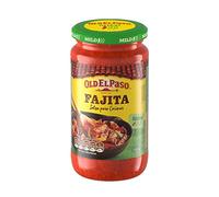 Old El Paso Salsa de Tomate para Cocinar Fajitas, Picante Suave, Apta para Vegetarianos, 1 Tarro x 395g