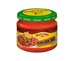 Old el Paso Salsa Dip de Tomate, Picante Suave, Lista para Dipear con Nachos, 1 Bote, 340g