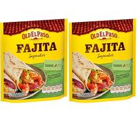 Old El Paso Sazonador para Fajitas en Polvo, Sabor Pimienta, Picante Suave, Sin Conservantes, Apto para Vegetarianos 1 Sobre, 30g (Paquete de 2)