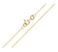 Old English Jewellers Collar de cadena Belcher de oro amarillo de 9 quilates para mujeres y hombres, 16 pulgadas, collar de cadena de oro para mujeres y hombres con certificado de autenticidad y