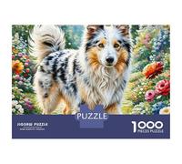 Old English Sheepdog 1000 Pieza Cartulina Premium Rompecabezas Premium Adorable Pet Extremadamente Difícil Desafío Único Rompecabezas para Adultos Y Niños 70x50cm/1000pcs