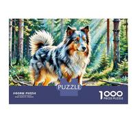 Old English Sheepdog 1000 Piezas Papel Ecológico Resistente Rompecabezas Premium Adorable Pet Extremadamente Difícil Juego Creativo Rompecabezas Regalos para Familia Y Amigos 38x26cm/1000pcs