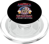 Old English Sheepdog Dog This America We Love Dogs 4th July PopSockets PopGrip para MagSafe