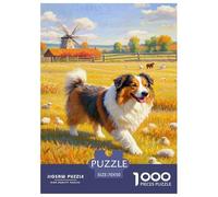 Old English Sheepdog1000 Pieza Puzzleanimal Regalo De Rompecabezas Challenge Puzzle Adultos Y Niños +14 Años Colores Variados70x50cm/1000pcs