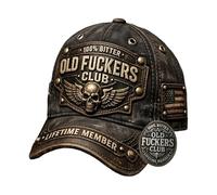 Old Fuckers Club - Gorra de béisbol vintage, Deal Grumpy Old Timer Bitter Veterans