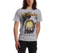 Old Glory - Camiseta - Hombre de color Gris de talla Medium - Def Leppard - Uomo Target Pyromania (Camiseta) - Medium Grigio