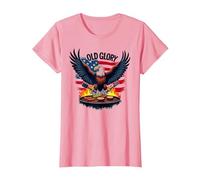 Old Glory Grill Master Camiseta, Mujer, Rosado, XS