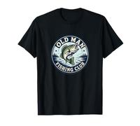 Old Guy Fishing Club Catching Big Fish Diseño Divertido Camiseta