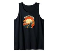 Old Iron Timeless Ride Classic Car Sunset Road Camiseta sin Mangas