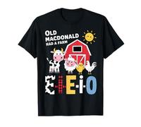 Old Macdonald Had a Farm E-I-E-I-O - Cumpleaños para niños pequeños Camiseta