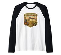 Old Mission State Park Cataldo Idaho - Recuerdo de sacerdotes jesuitas Camiseta Manga Raglan