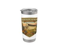 Old Mission State Park Cataldo Idaho - Recuerdo de sacerdotes jesuitas Vaso térmico de acero inoxidable de doble pared