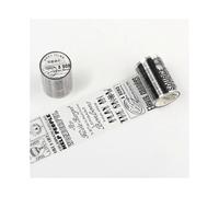 (Old Newspaper Fragments)Journal Supplies PET Paper Sticker Funny and Stylish Patterns PET Paper Sticker for Beautifying Lipstick Eyeshadow Box