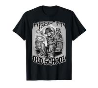 OLD SCHOOL Arte Chicano Low Rider West Coast USA Cholo Homie Camiseta