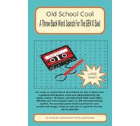 Old School Cool A Throw Back Word Search For The Gen X Soul