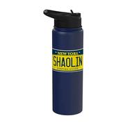 Old School Hip Hop Shaolin Staten Island Nueva York NY plato Stainless Steel Insulated Water Bottle